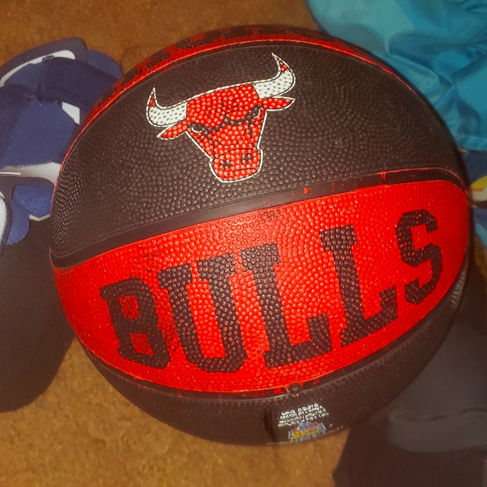 Chicago bulls basketball from a basketball game